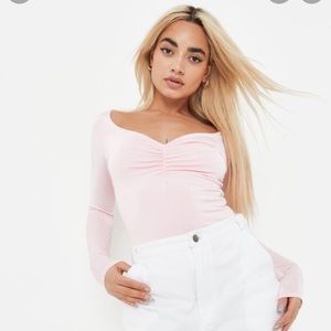 Missguided Seamfree Ruched Bodysuit